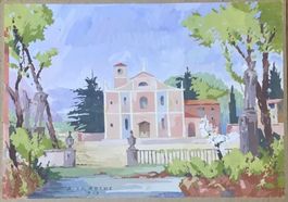 Andreas La Roche (1898-1959) TEMPERA SIGNIERT AUF PAPIER