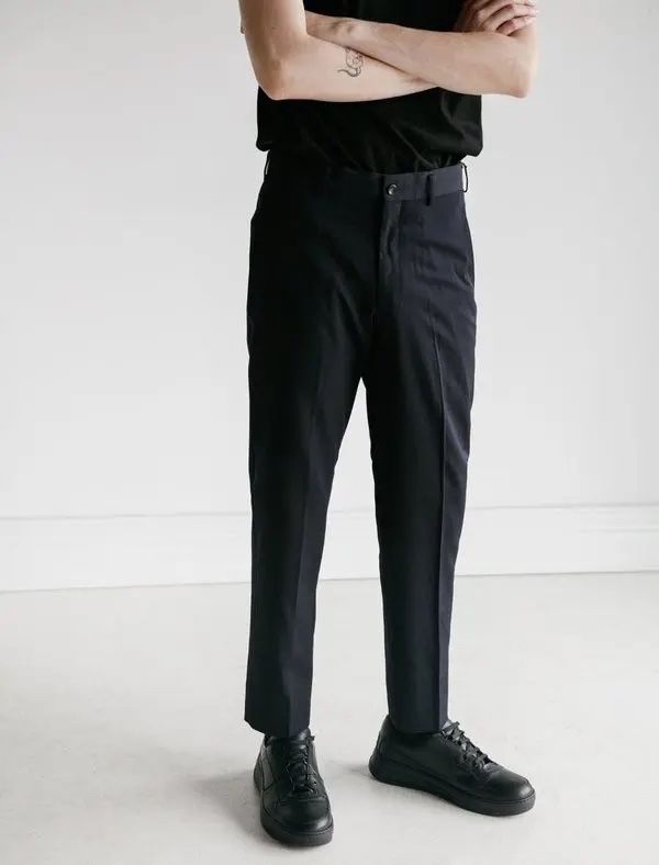 Comme Des Garcons Pantaloni: Comme Des Garçons Wool Tailored Trousers Hose S – Usato da Luzern venduto da Bon_Voyage