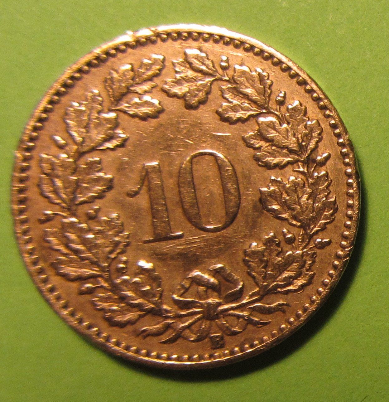 Alle Münzen: 10 Rappen Münze 1918 Selten – Gebraucht aus Malters von Hausi88 4