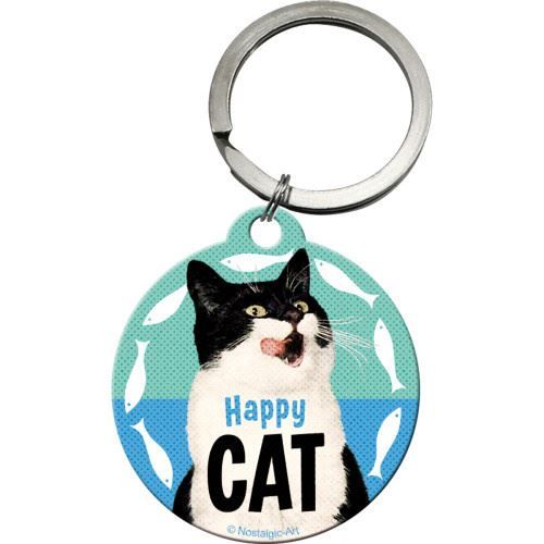 Portachiavi: Happy Cat Schlüsselanhänger – Nuovo (secondo la descrizione) da Schalunen venduto da schwabspielautomaten