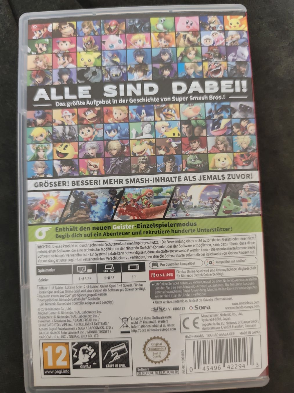 Giochi: Super Smash Bros. Ultimate Switch Spiel  – Usato da Breitenbach venduto da simycarlos 1