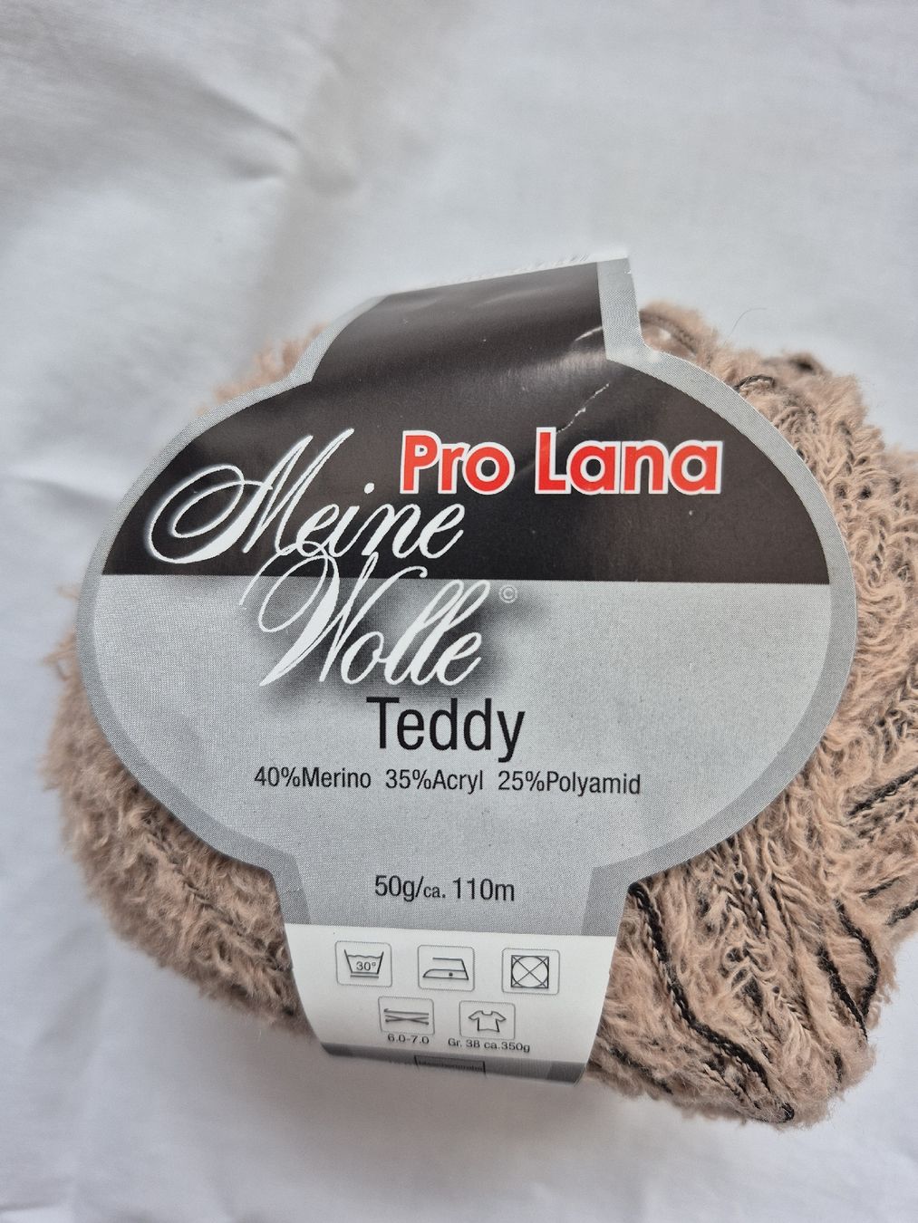 Wolle: meine Wolle teddy pro lana  – Neu und originalverpackt aus Obermumpf von Dadacaramel 3