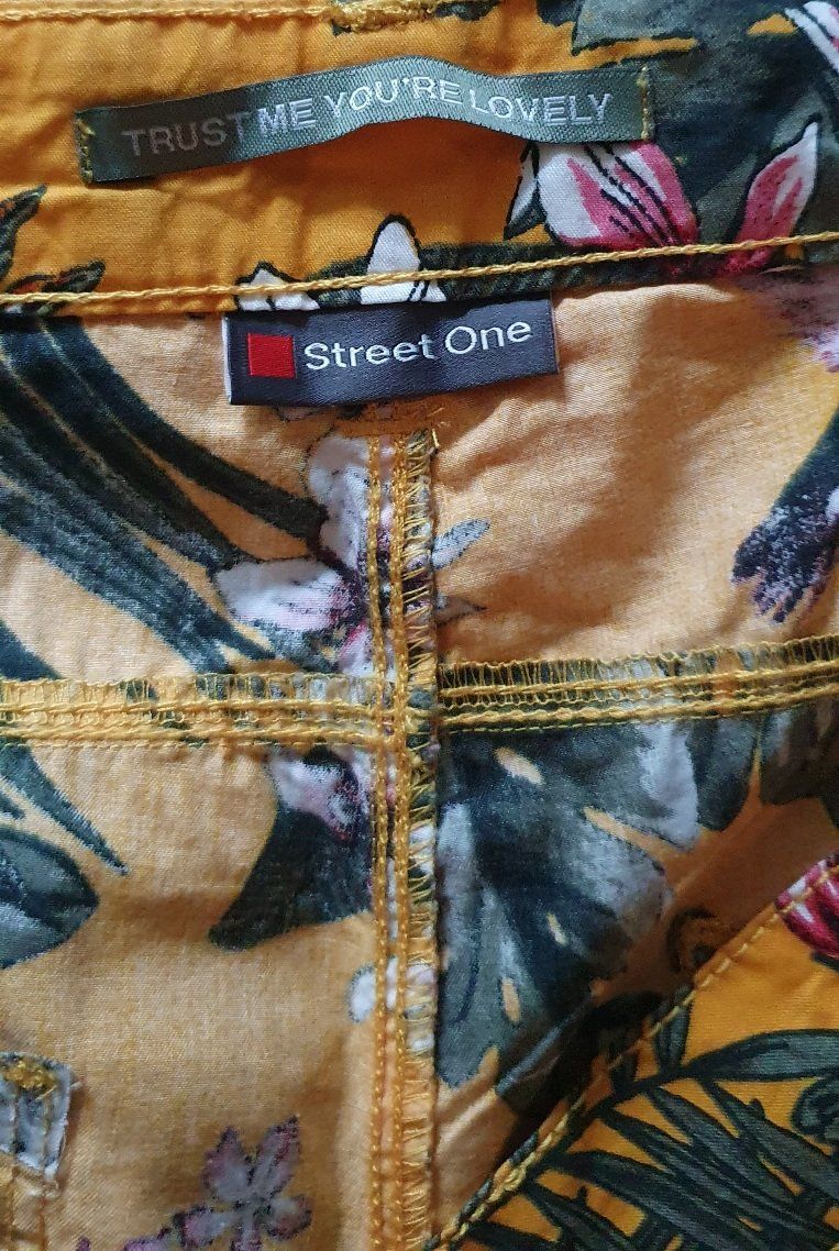 Pantalons: Street One Gemusterte Shorts, Gr.42 – Neuf (Voir description) à Unterentfelden par LookoutMt 3