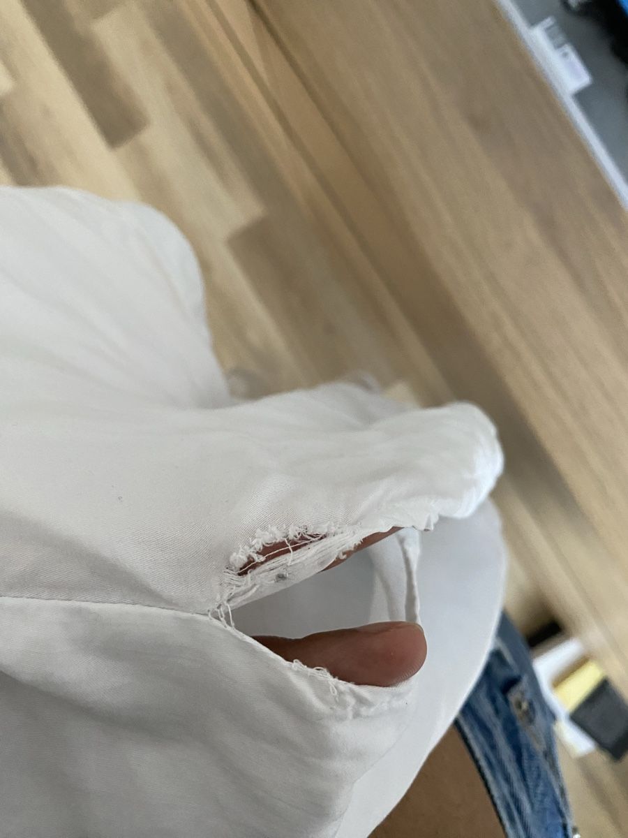 H&M Camicette: Weisses langes Hemd von H&M in Grösse 34 – Usato da Zürich venduto da ten_dhq7 3