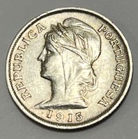 10 Centavos - Portugal - 1915  (Silber .835)