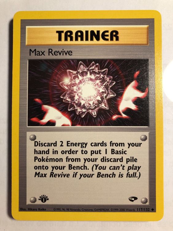 Max Revive 1st (unc.) Gym Challenge - MINT - ab 1.- | Kaufen auf Ricardo
