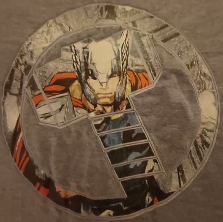 Cooles T-Shirt mit speziellem Print - THOR Grösse M