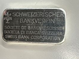 100g Silberbarren Schweizerischer Bankverein