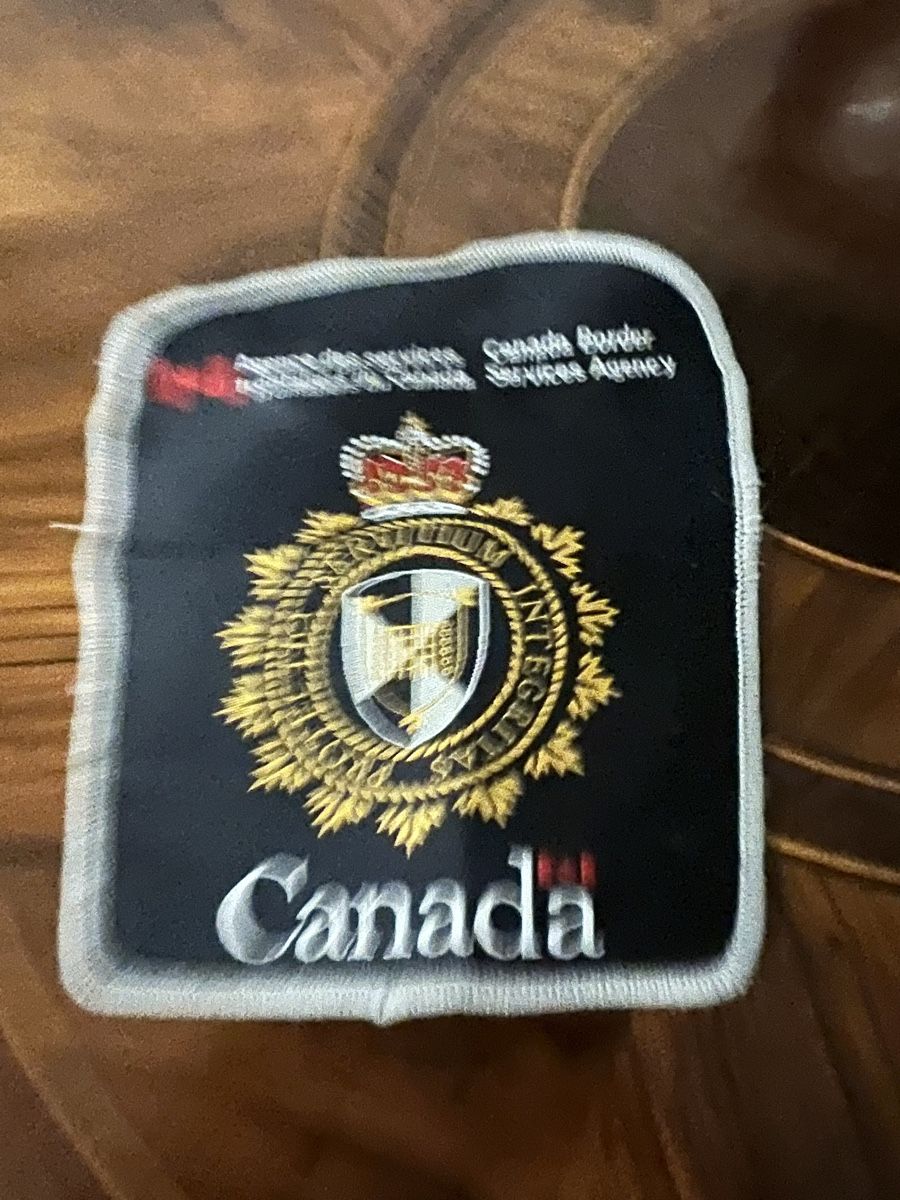 Placchette & Badge: Canada Border Services Agency Patch - Neuwertig! – Usato da Lyss venduto da Schmuggler