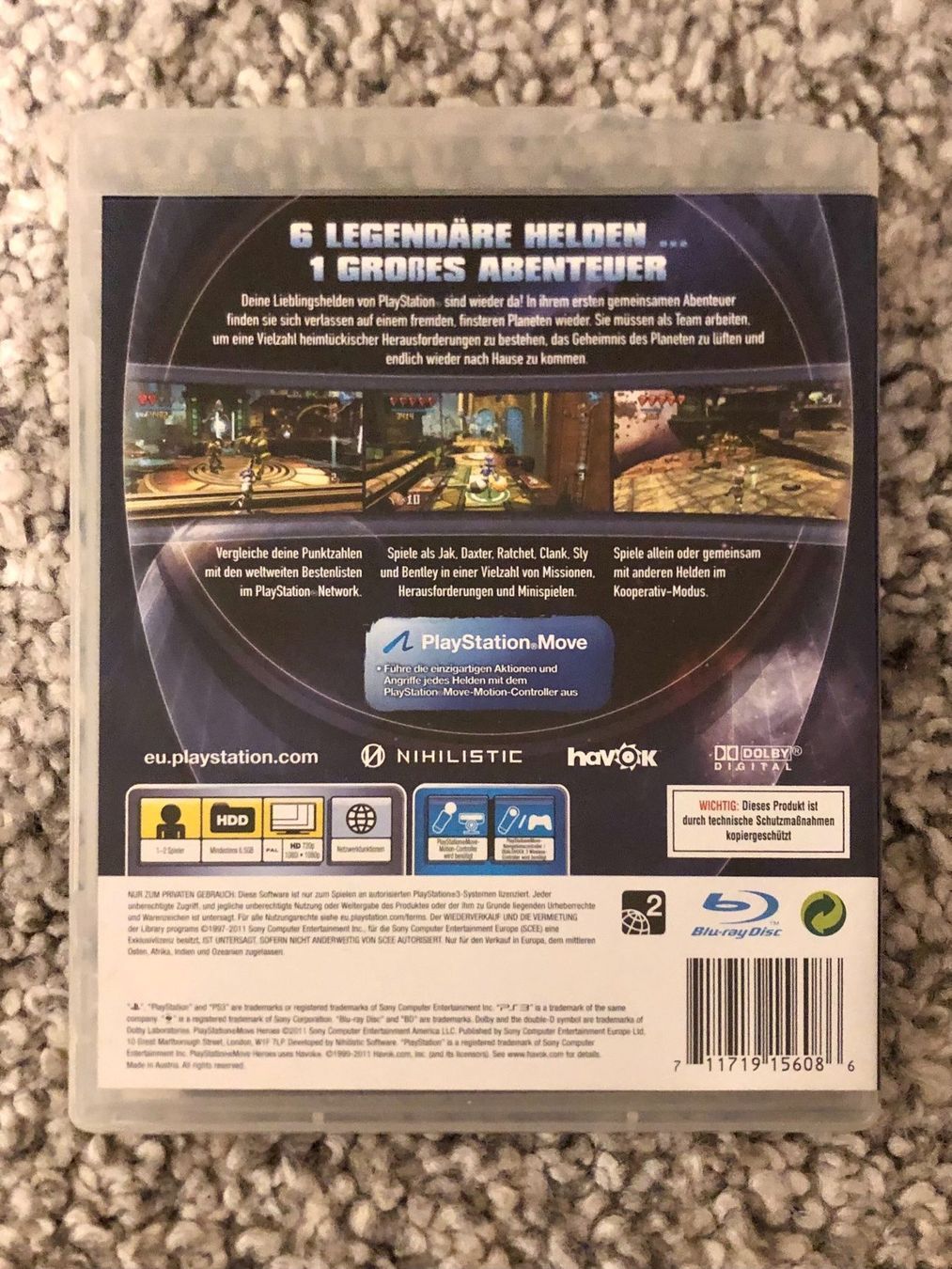 Giochi: PS3 Move Heroes – Usato da horn venduto da amazona01 1