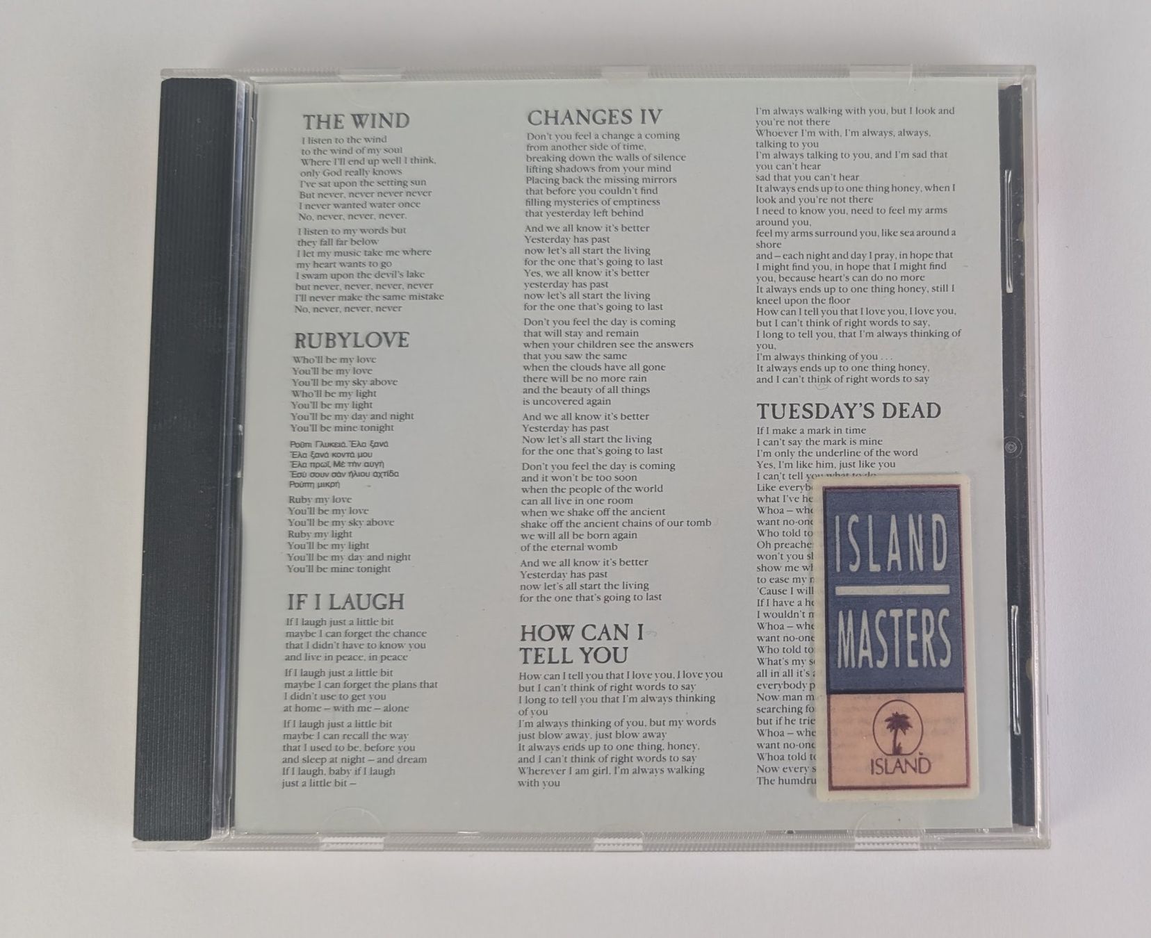 CD: Cat Stevens - Teaser & the Firecat - CD Island Masters – Usato da Zürich venduto da axolottchen