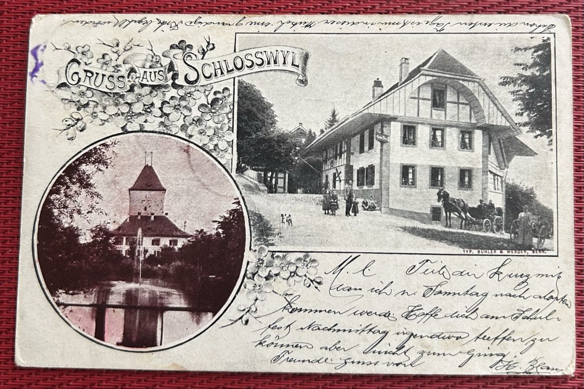 Cartoline postali: Gruss aus Schlosswil 3-Bildrig – Usato da Horw venduto da Tellbub
