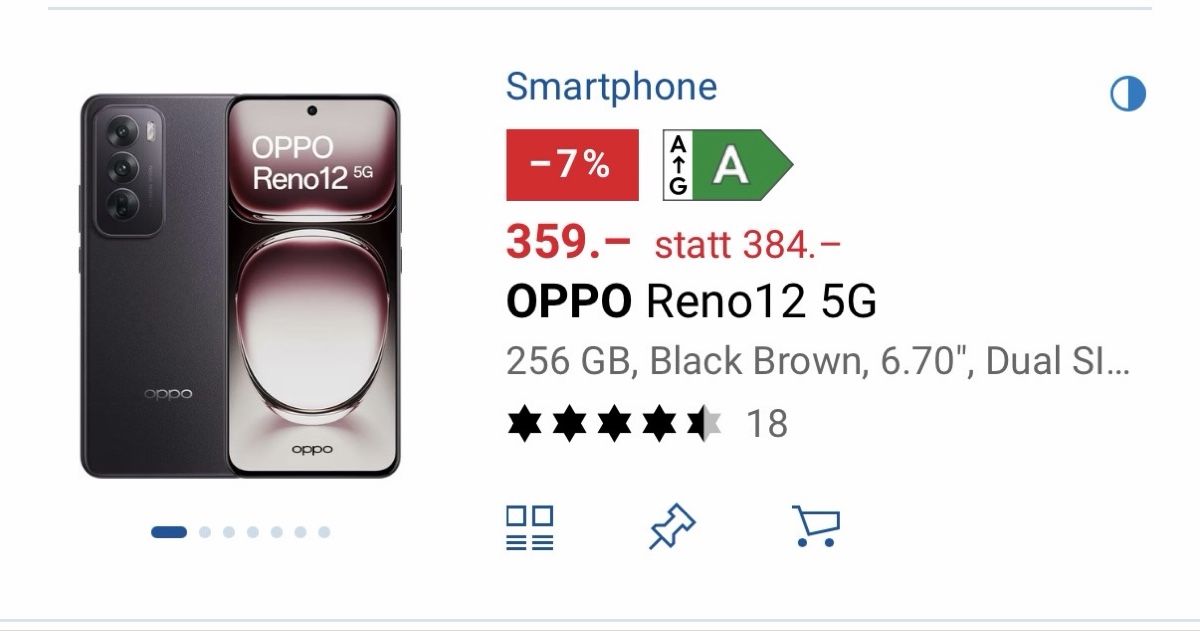 Oppo Telefoni cellulari / Smartphones: OPPO Reno12 5G Handy  – Nuovo e nell'imballaggio originale da Volketswil venduto da ina_pa 3