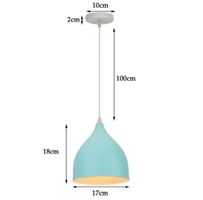 Lampe à suspension moderne  nordique Macaron en fer