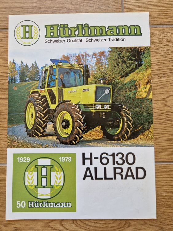 Hürlimann H12 Traktor - Metall-Modell Im Maßstab 1:50 Für Sammler & Fans