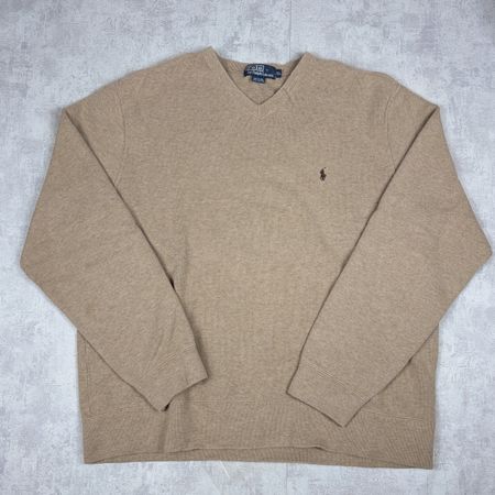 Pull Polo Ralph Lauren beige - Taille XL