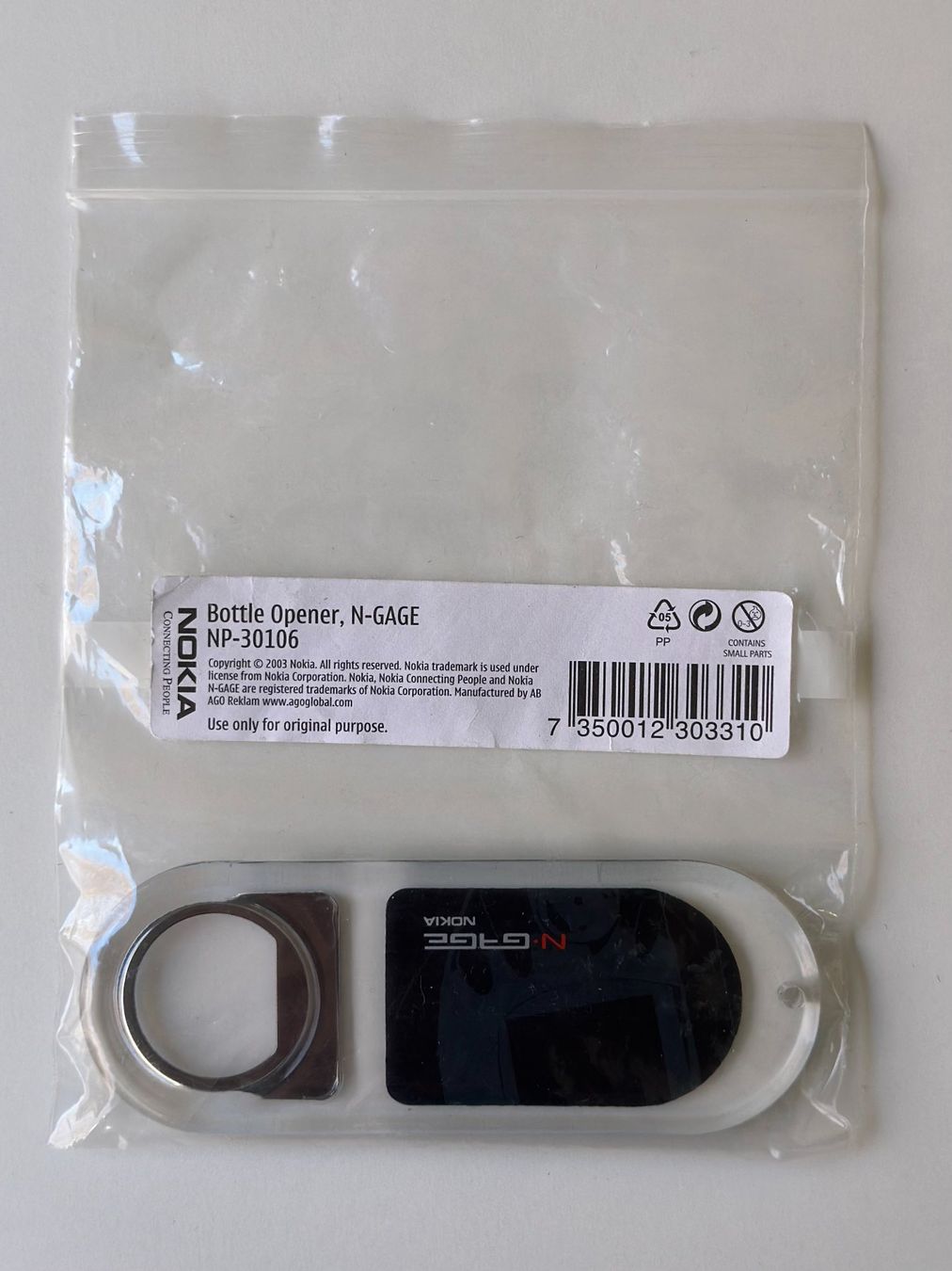 Flaschenöffner & -verschlüsse: NOKIA Ouvre-bouteille N-GAGE – Neu und originalverpackt aus Genève von Reveur 9