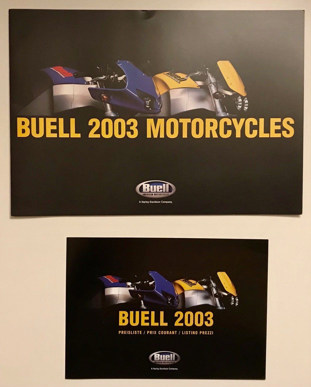 Documenti: Buell Motorrad Gesamtprogramm 2003 Prospekt – Usato da Strengelbach venduto da Omobono