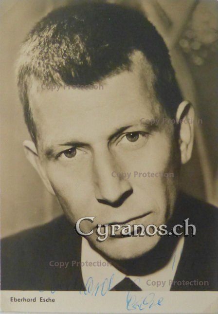 Autografi: Eberhard Esche (1933-2006) Schauspieler - Autogramm – Usato da Dietikon venduto da cyranos.ch