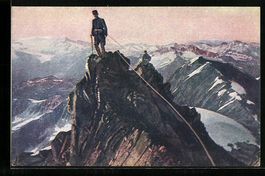 Schweizer Grenzwacht, angeseilte Offizie