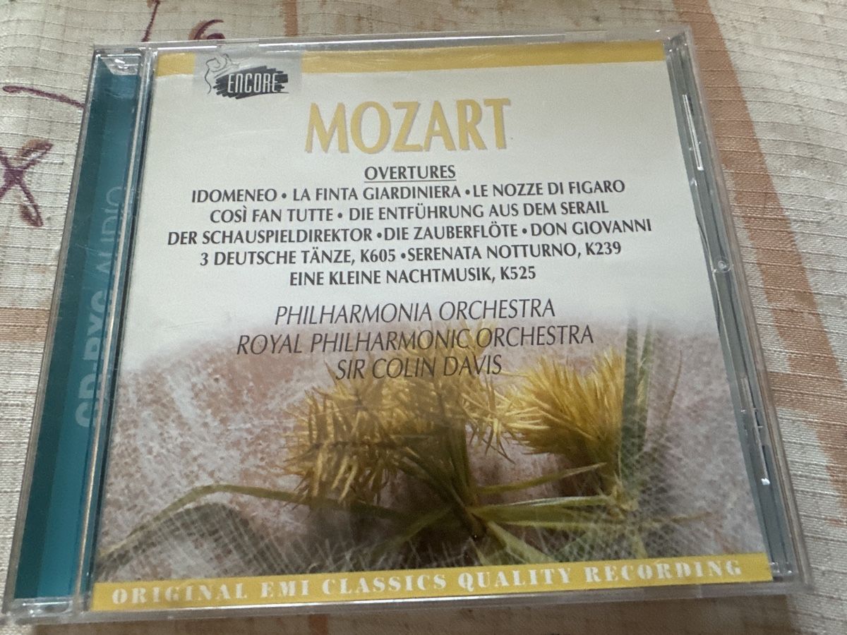 CDs: Mozart Ouvertüren - Philharmonia Orchestra – Gebraucht aus Schaffhausen von D-MAC