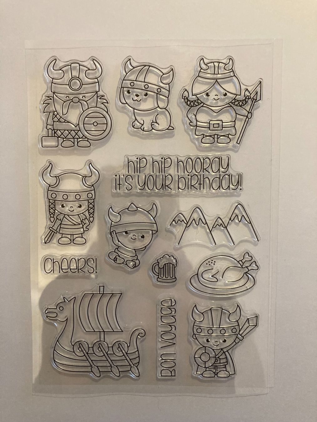 Timbri: Clear Stamp / Silikonstempel Wikinger – Usato da Dübendorf venduto da ZiKarten