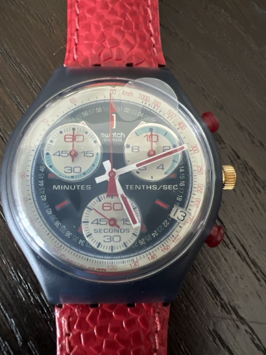 Swatch Orologi: Swatch Chrono (SCM403) Rallye – Nuovo e nell'imballaggio originale da Künten venduto da Spike17 3