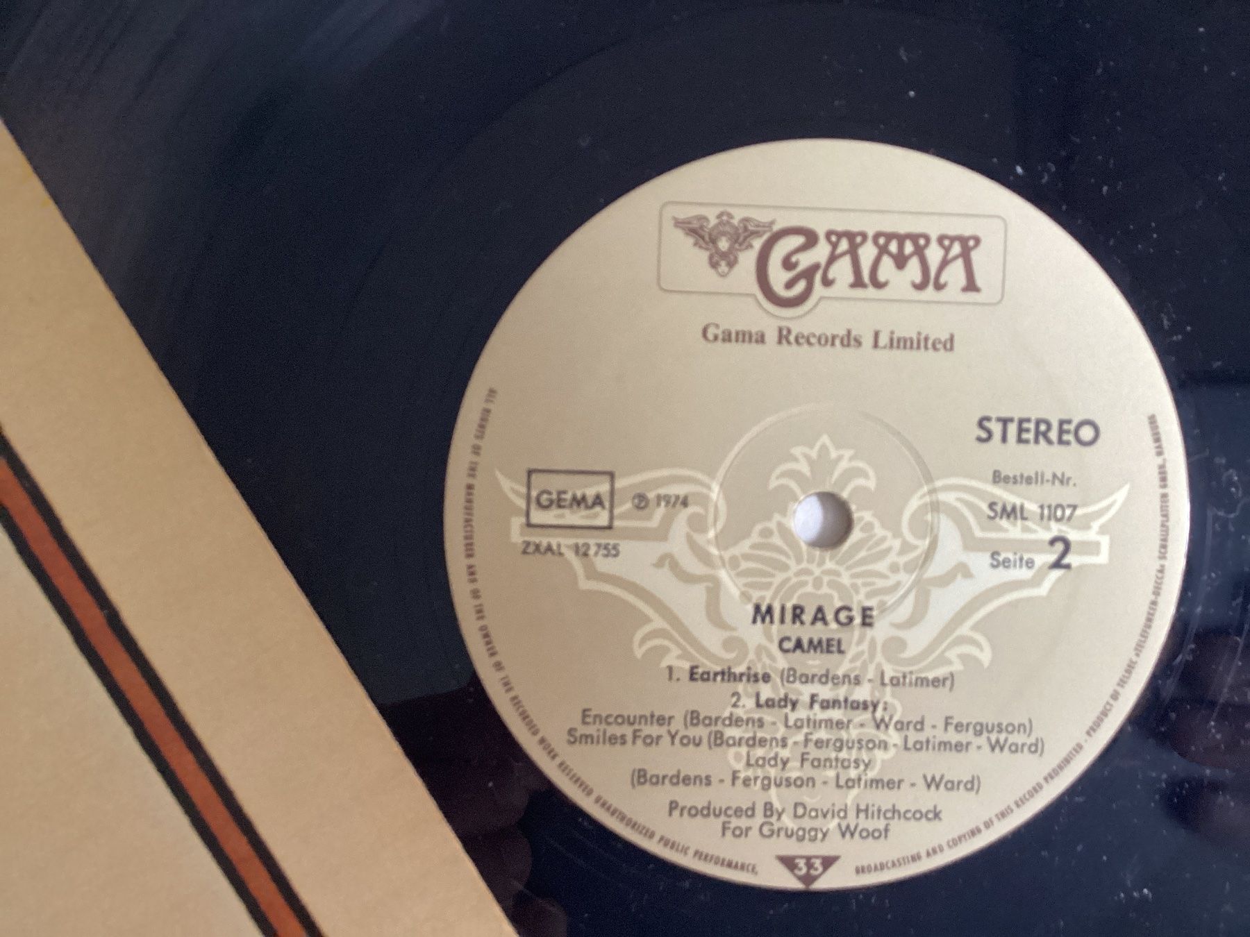 Schallplatten: Camel LP - Mirage – Gebraucht aus Gutenswil von Hamzian 1