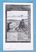 St. Gallen  - Trogen - Strassen Bahn - alte Ansichtskarte