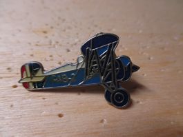 Doppeldecker Flugzeug Pin