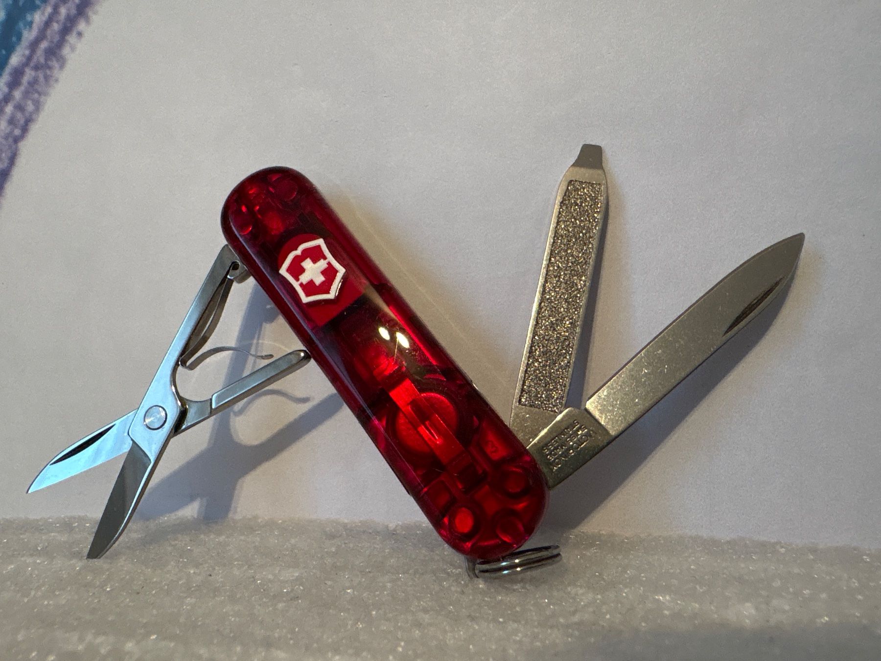 Victorinox Coltelli tascabile: VICTORINOX - Swiss Lite red trans - Sackmesser – Nuovo (secondo la descrizione) da Andwil SG venduto da Rainboli 1