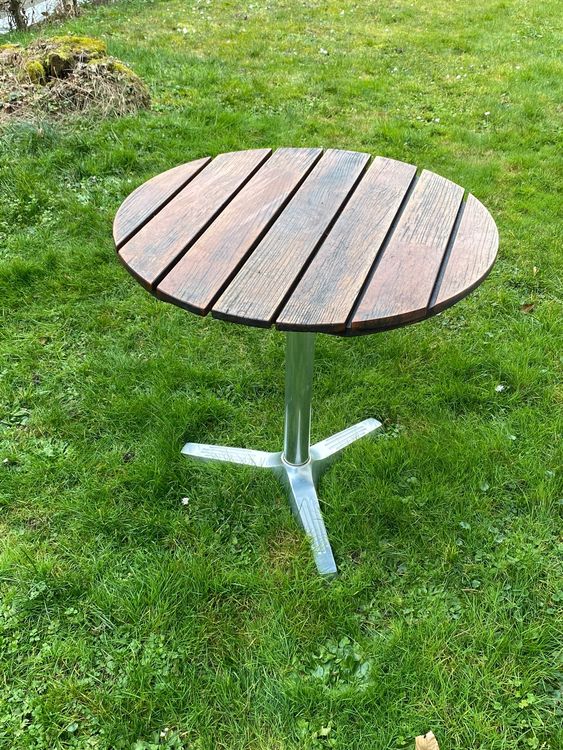 Gartentisch rund, Fuss Aluminium Kaufen auf Ricardo