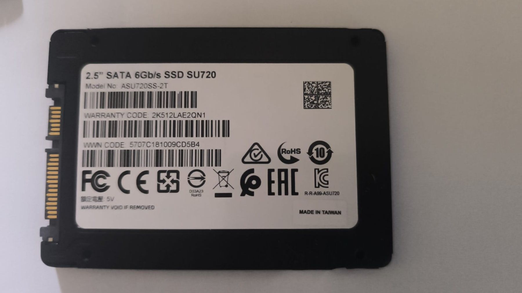 Disques durs: ADATA SSD SU720 3D NAND 2.5", 2 TB – D'occasion à Vuisternens en Ogoz par rad_gj5p 2