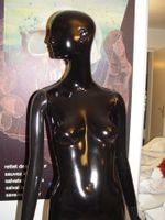 TOP! Schläppi Mannequin Schaufensterpuppe 70er schwarz