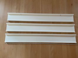 3 Bilder-Boards / Leisten aus Holz, weiss, von IKEA