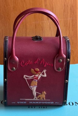 Handtasche Ventura London Leder rot