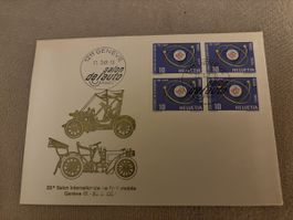 Salon Auto Genf 1969, Briefmarken Helvetia, Top Zustand!