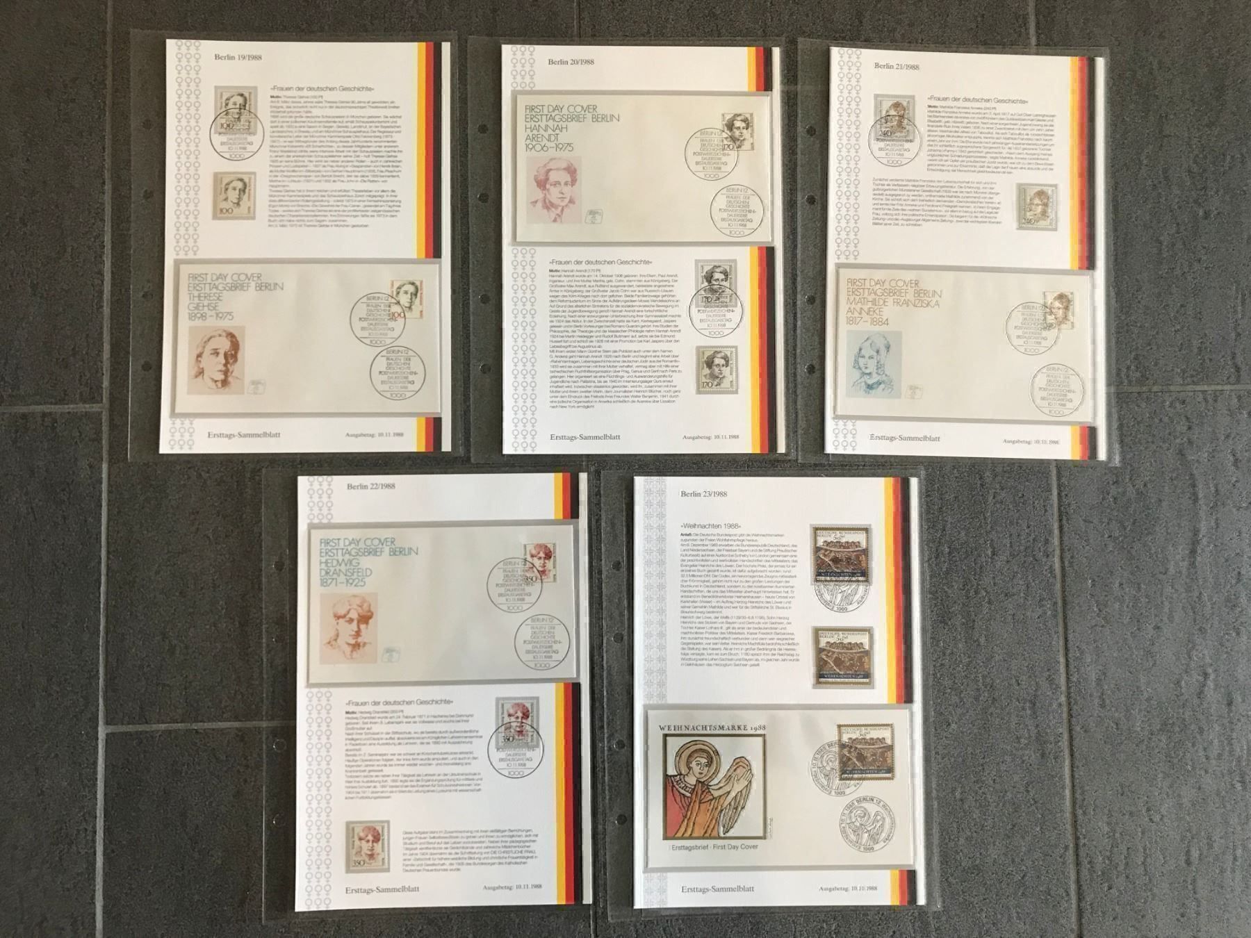 Alben: Briefmarken-Album "Berlin" Nr. 5/6 – Gebraucht aus Rain von SRIC01 7