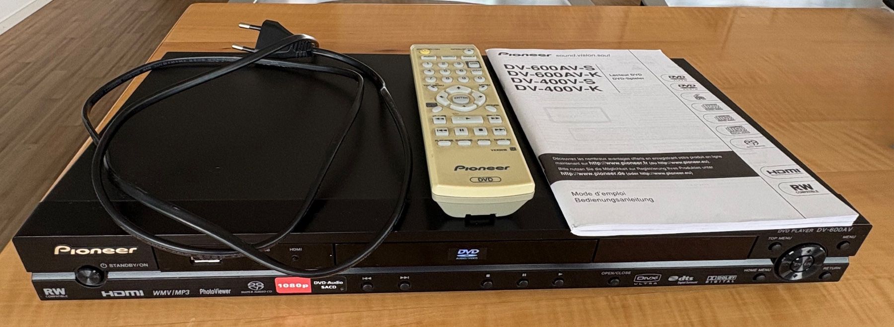 Pioneer Lettore multimediale & Streamer: DVD-Player Pioneer DV-600AV – Usato da Zürich venduto da ver_mc9m