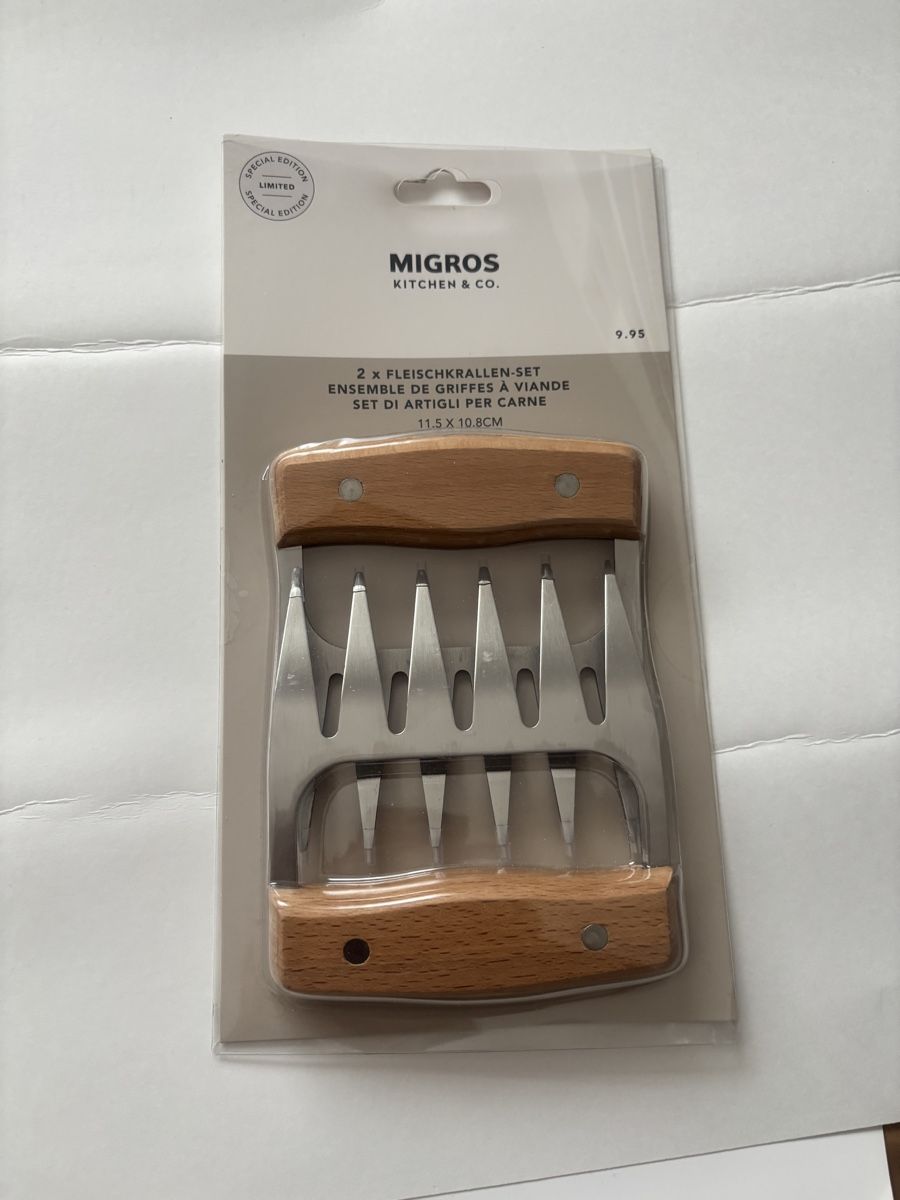 Migros Elettrodomestici da cucina: Migros Kitchen Fleischkrallen-Set,neu & originalverpacktNr.5 – Nuovo e nell'imballaggio originale da Wallisellen venduto da ASZT 4