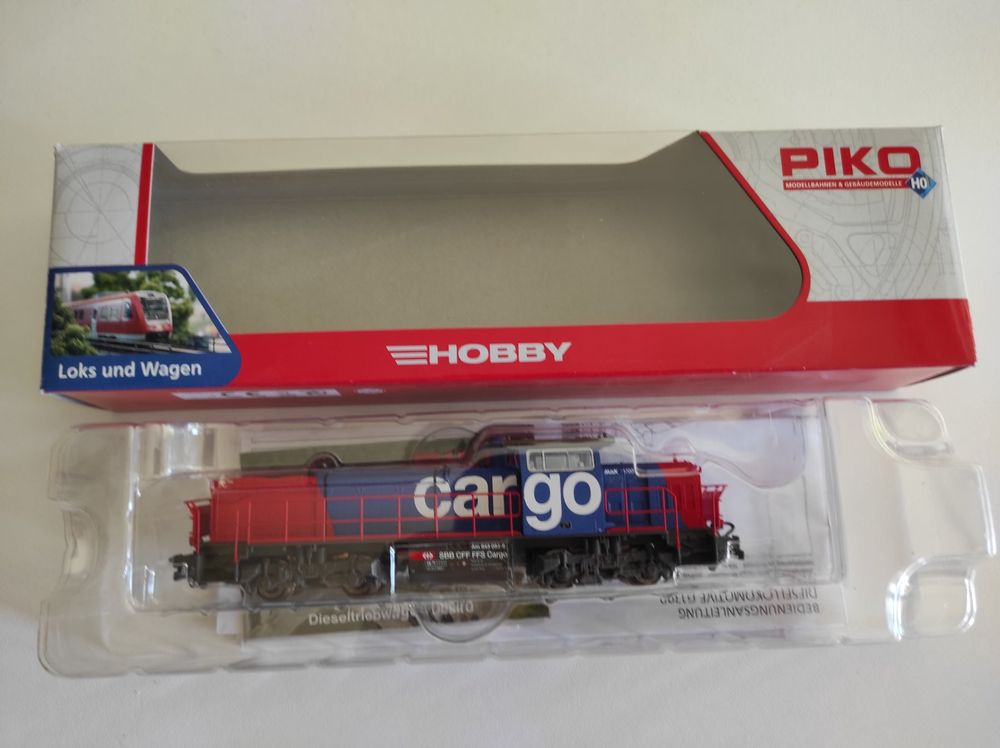 Coffret De Départ PIKO H0 - Am 843 Sersa SBB CFF FFS Cargo - Era VI - Analogique