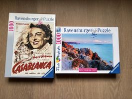2x Ravensburger, je 1000 Teile