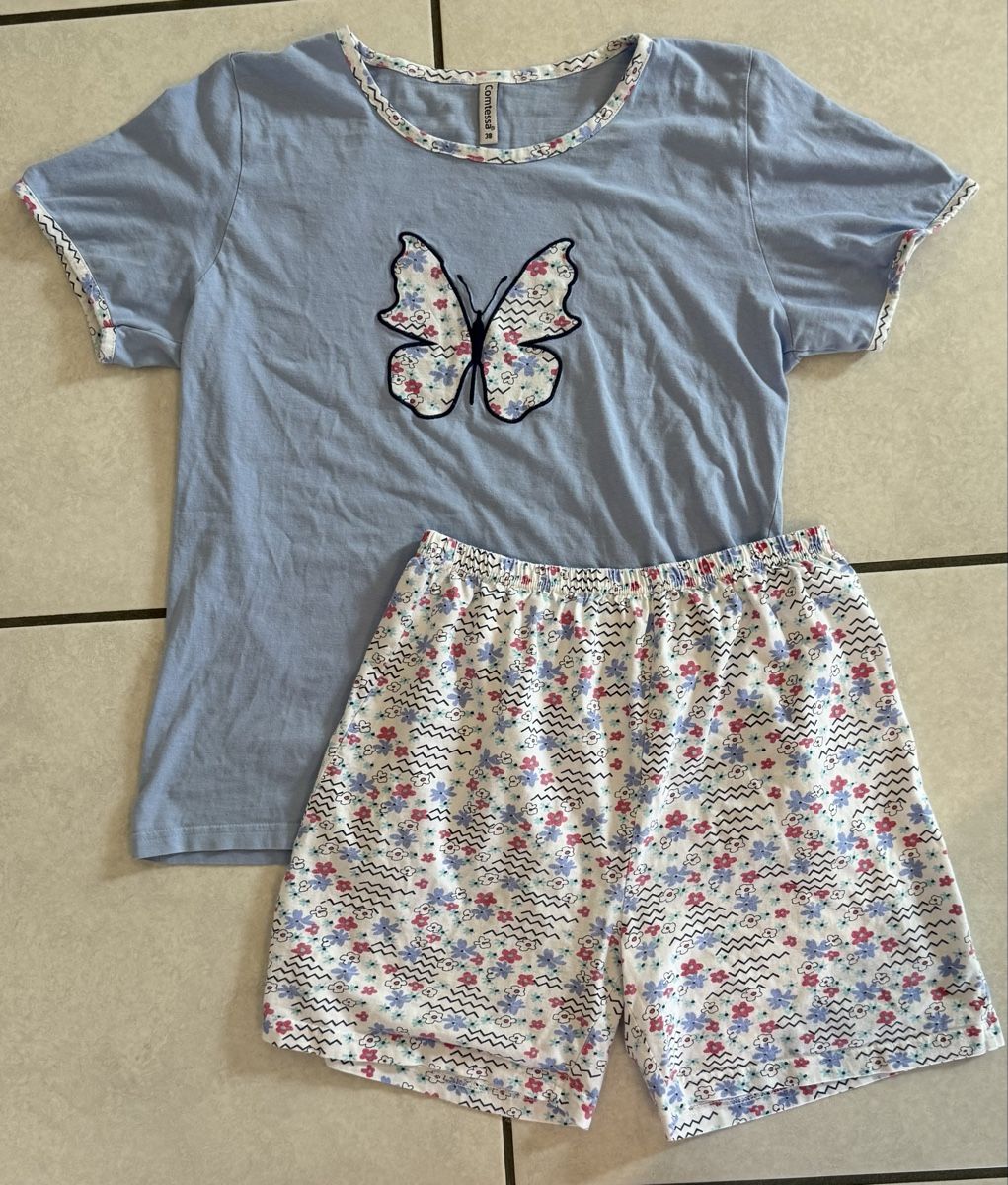 Negligees & Pyjamas: Pyjama kurz Damen Comtessa Grösse 38 Baumwolle – Neu (gemäss Beschreibung) aus Lyss von Sibella56
