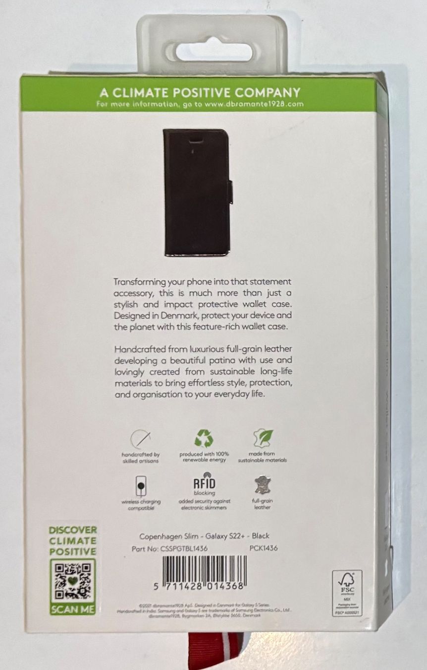Cover & Protezioni schermo: Slim Wallet Case Samsung Galaxy S22+ – Nuovo e nell'imballaggio originale da Rüti ZH venduto da db-zh 1