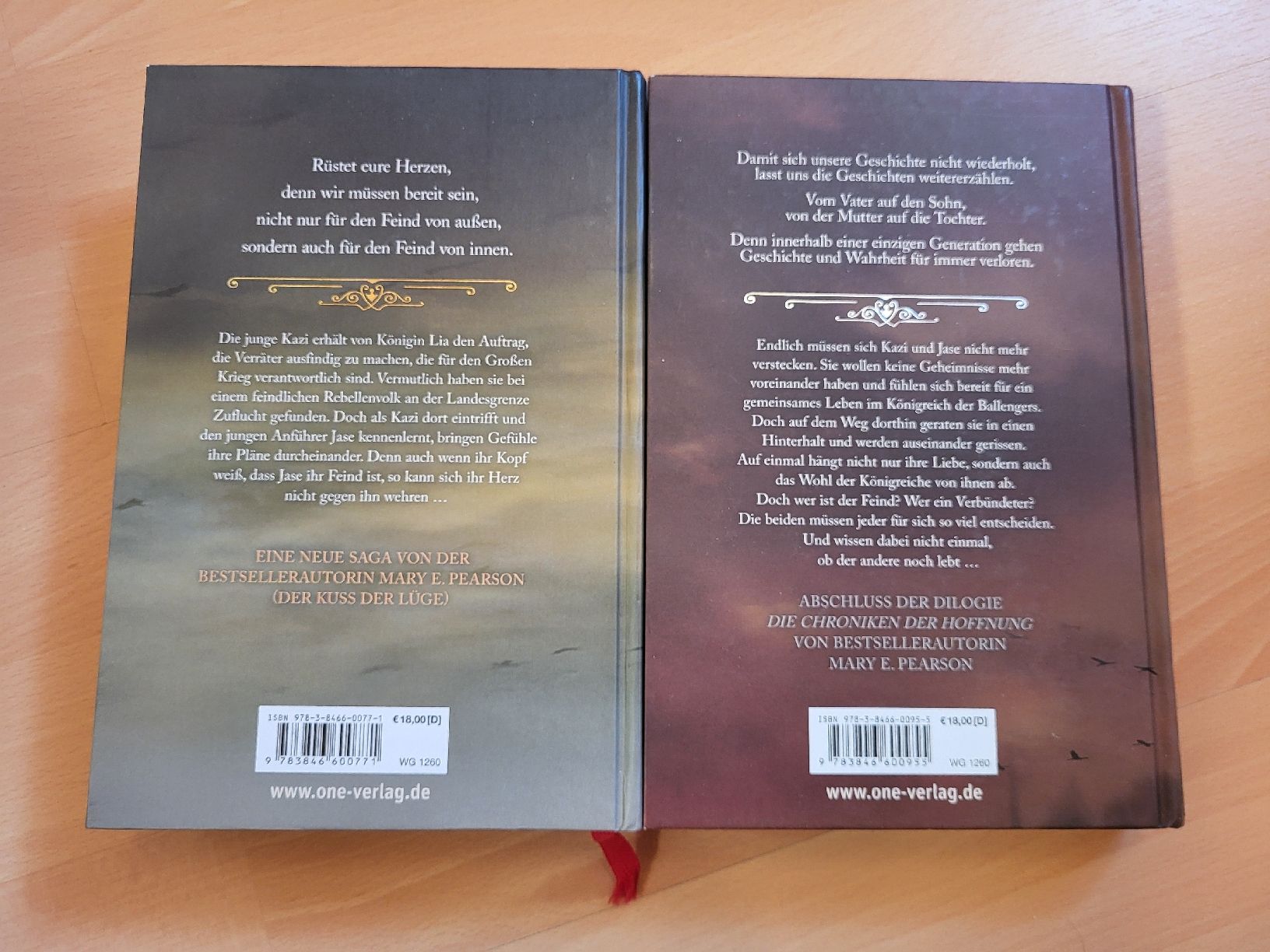 Libri: Die Chroniken der Hoffnung v. Mary E. Pearson, Band 1-2 – Usato da Grüt (Gossau ZH) venduto da Rotgeisterbaum 1