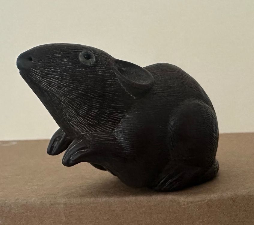 Statuette: Japanische Netsuke >>Maus<< – Usato da Hinwil venduto da Chnap
