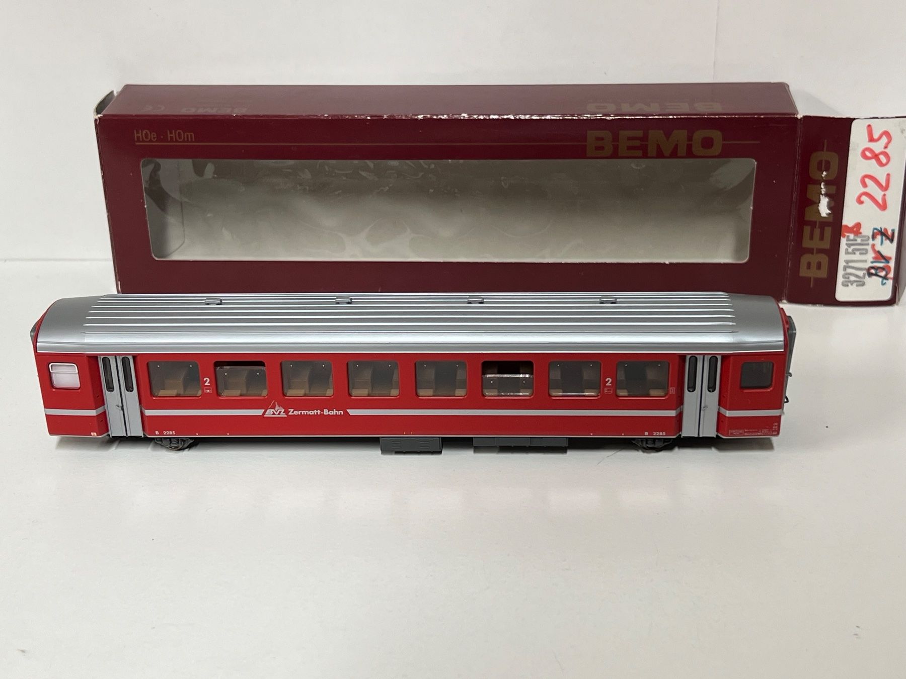 Bemo Modellini di ferrovie: Bemo 3271 515  BVZ Zermatt Bahn B 2285 – Usato da Neuenhof venduto da ludovicco 1