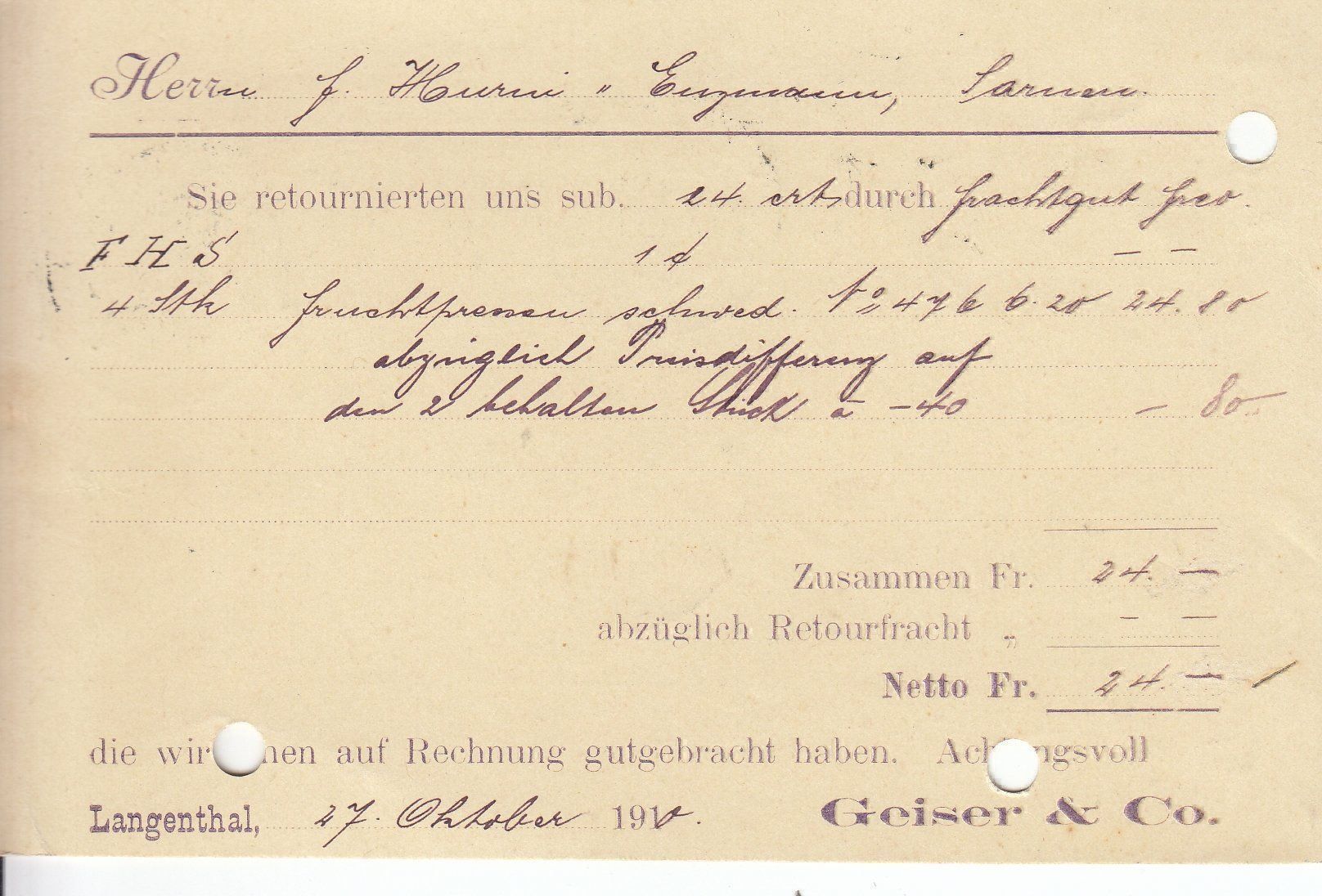 Tutti i francobolli: 1910 Tellknabe Type I, Sarnen 28.10.1910 – Usato da Spreitenbach venduto da Mustang_1105 1