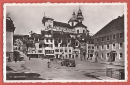 Solothurn - Oldtimer auf Klosterplatz - ca. 1940