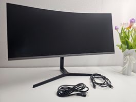 Samsung C34H890WGU 34" Curved Monitor – UWQHD | USB-C | Top
